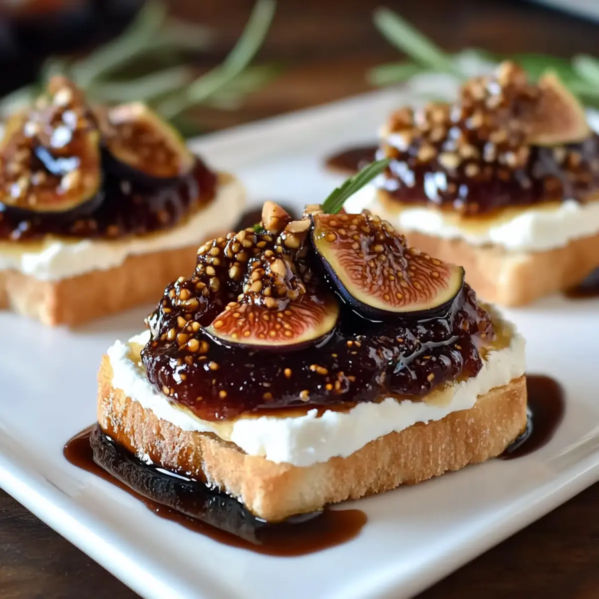 Goat Cheese Fig Jam Appetizer
