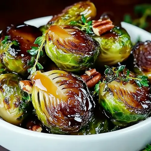 Honey Balsamic Brussels Sprouts