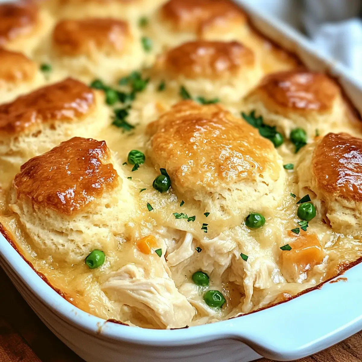 Cheddar Bay Chicken Cobbler