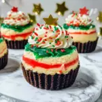 Mini Christmas Cheesecake