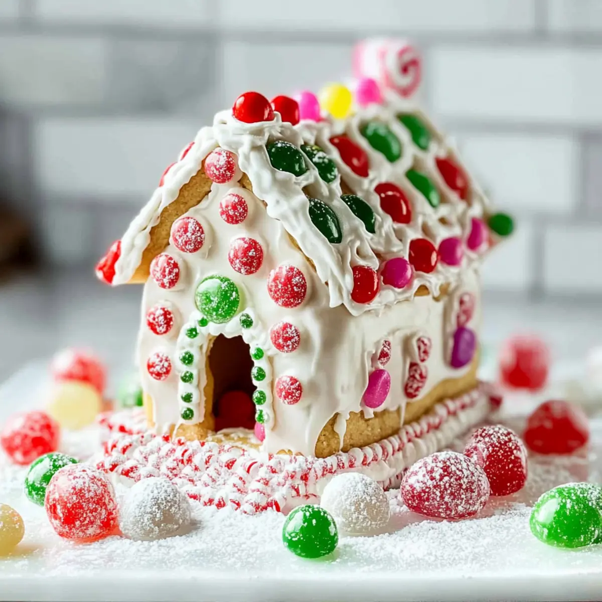 Pop Tart Gingerbread House