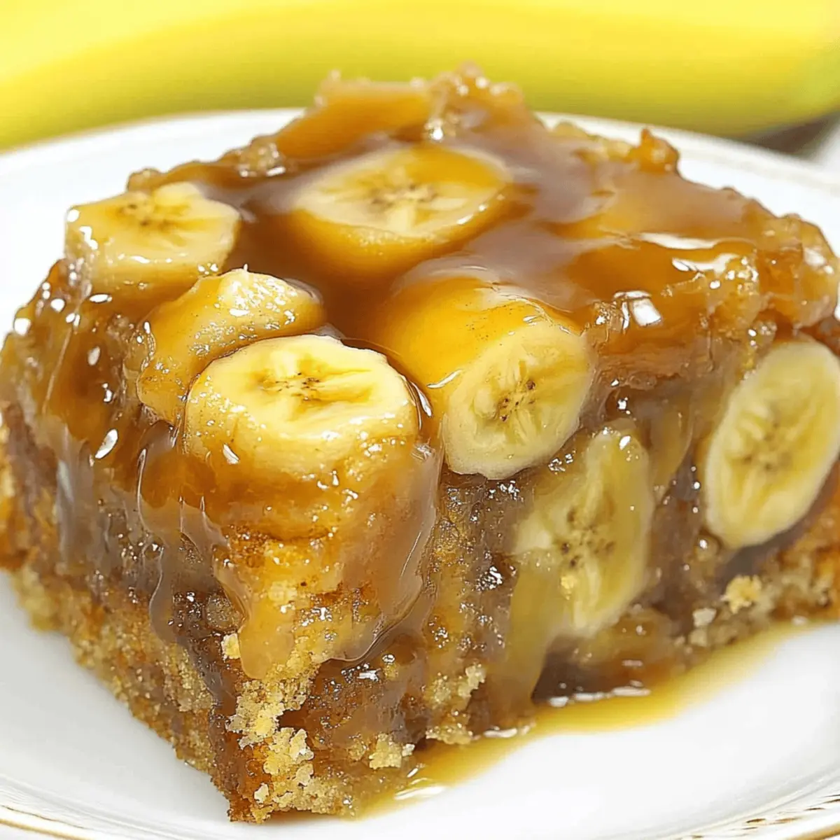 Banana Upside Down Cake