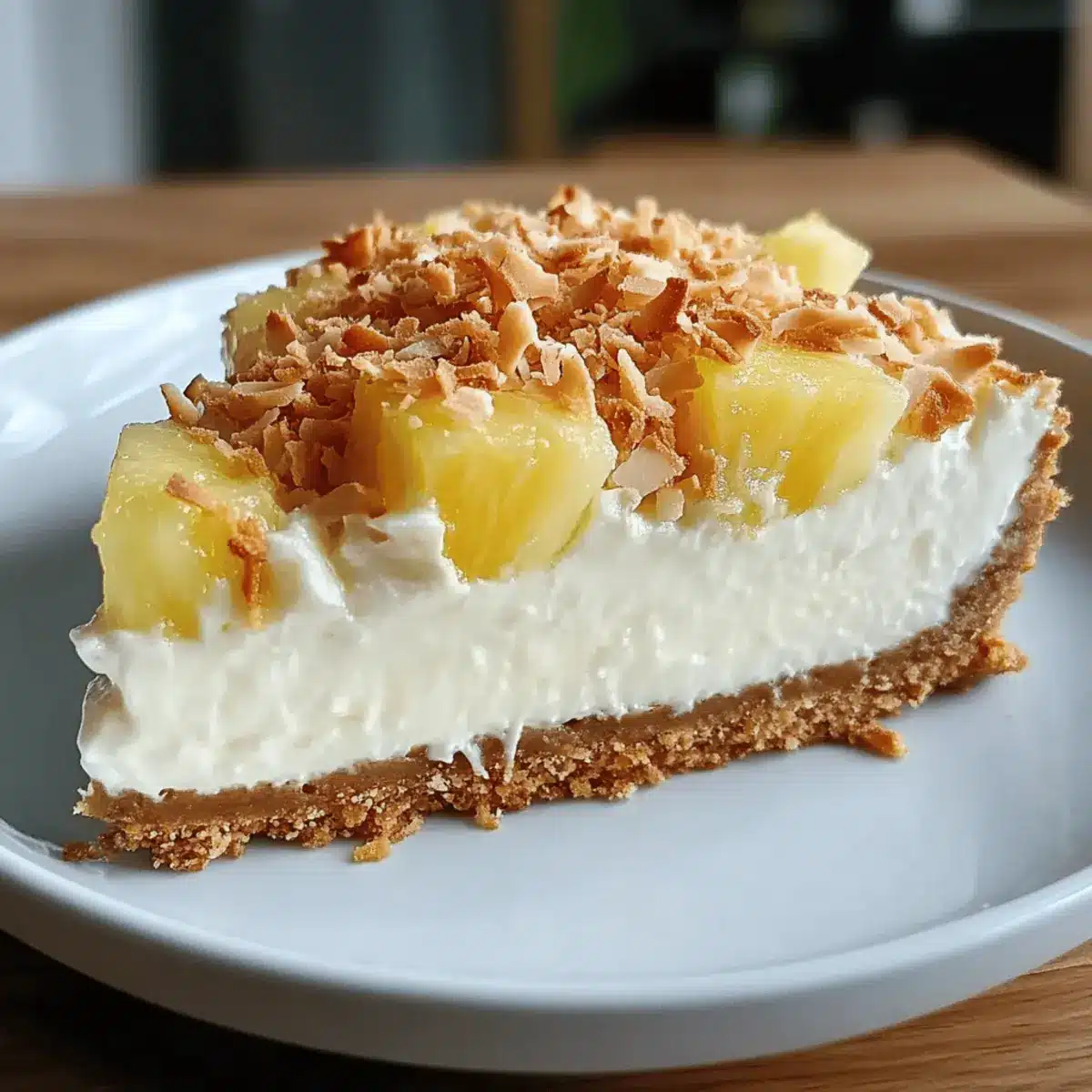 Coconut Pineapple Cheesecake