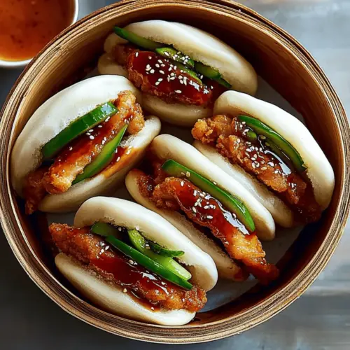 Korean Chicken Bao Buns