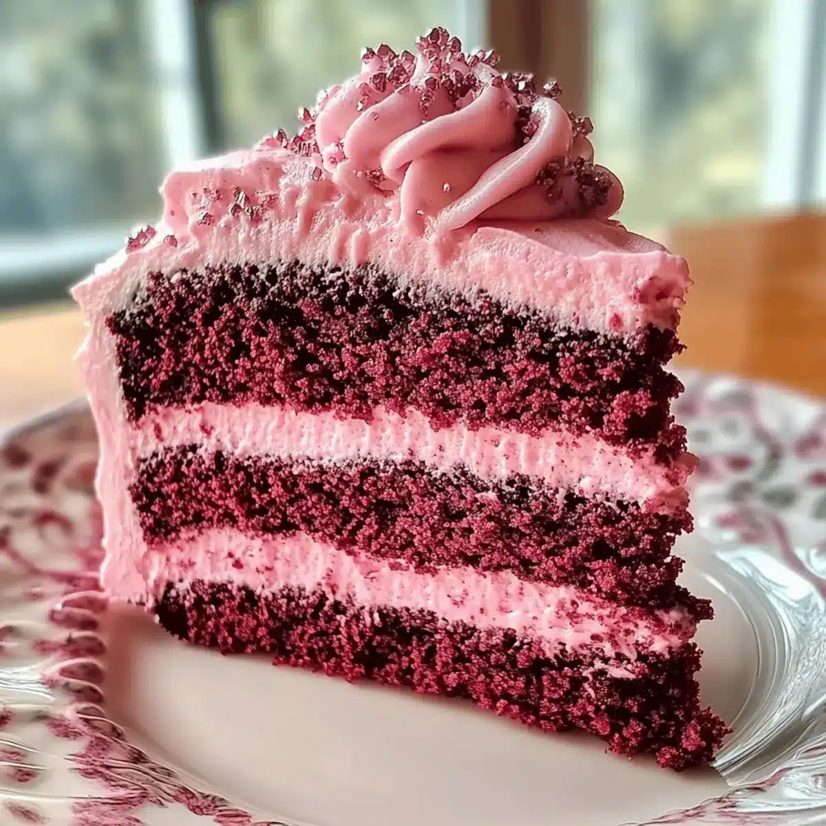 Mother’s Day Pink Velvet Cake