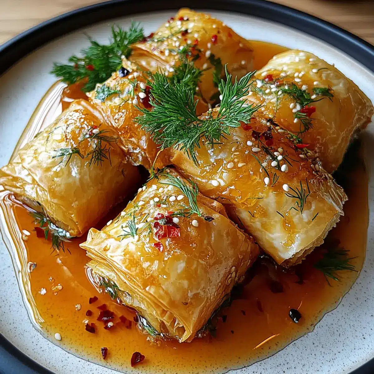 Oven Fried Feta Rolls