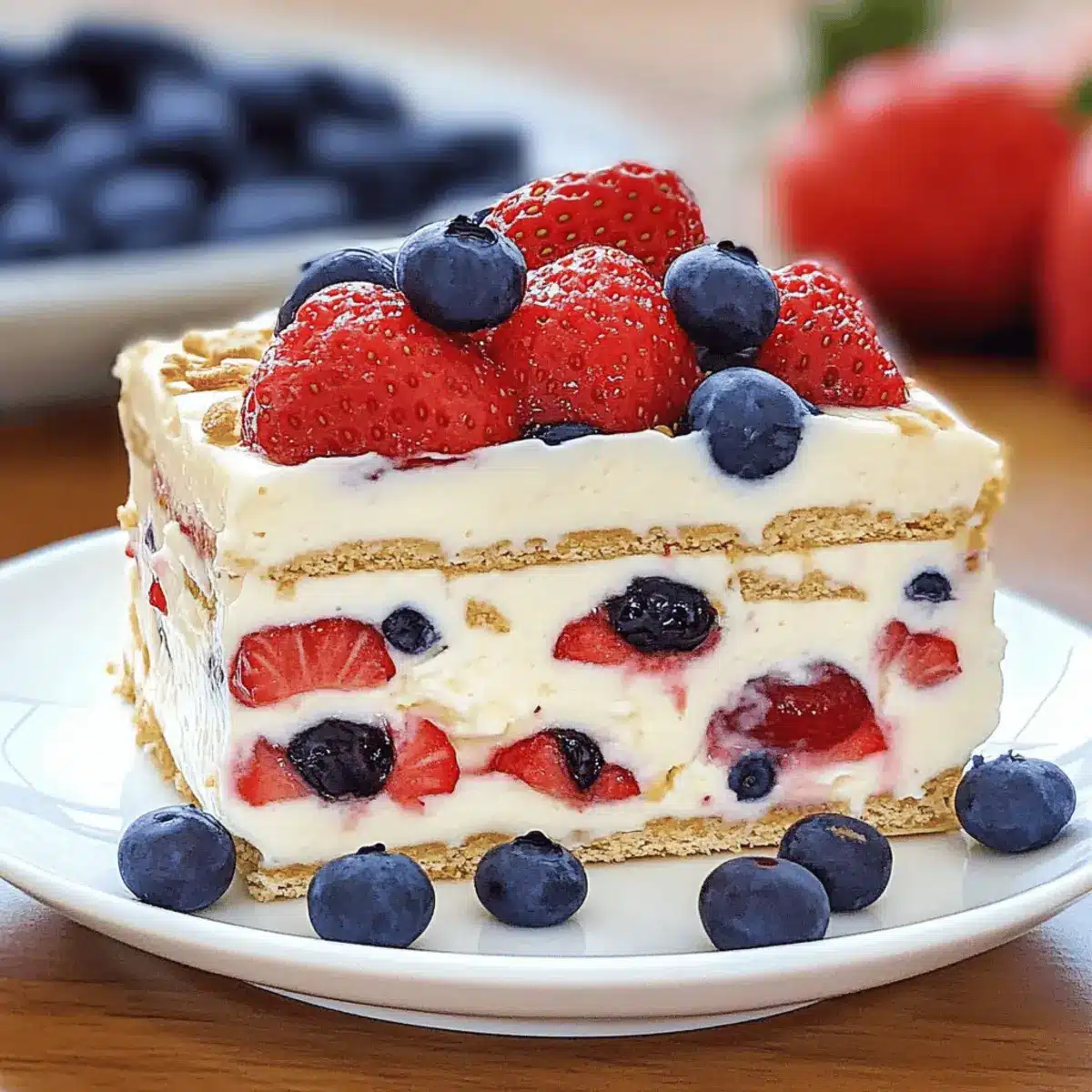 Summer Berry Icebox Cake