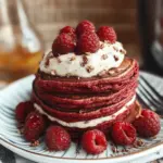 Vegan Red Velvet Pancakes