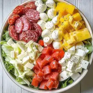 Italian Sub Salad Two Ways