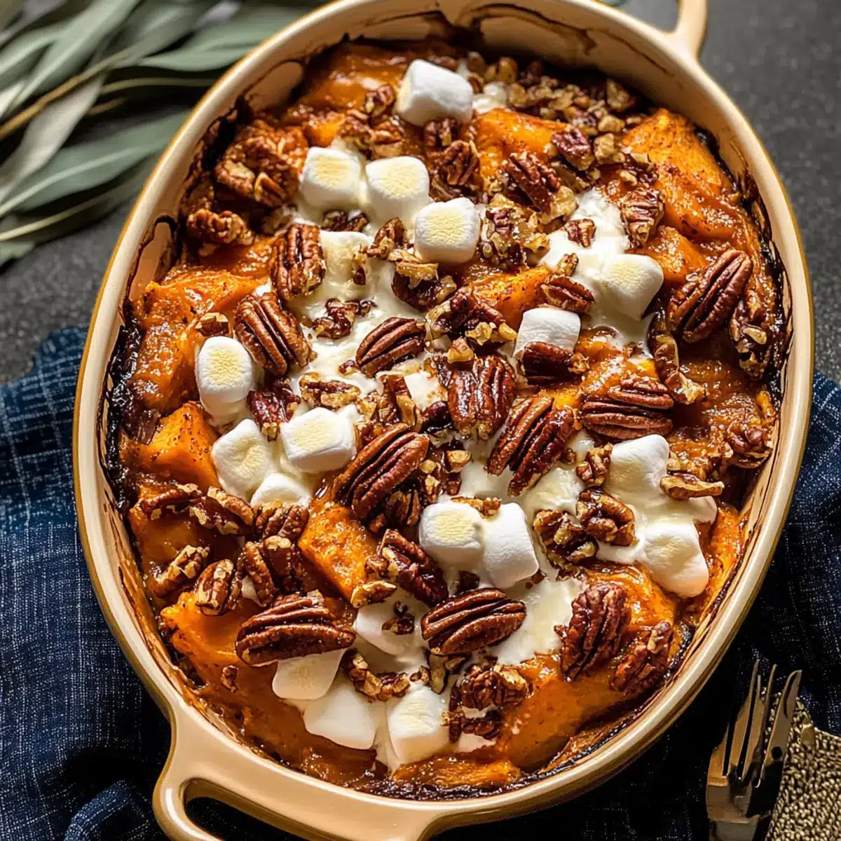 Southern Maple Sweet Potato Casserole
