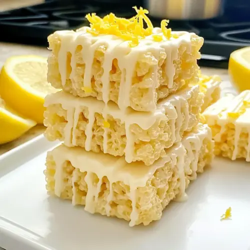 Lemon Rice Krispy Treats