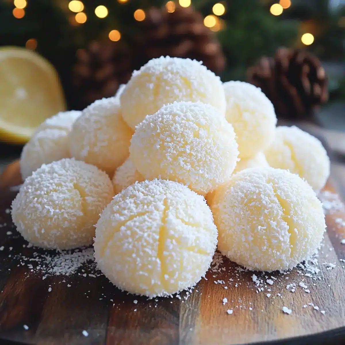 Sweetened Condensed Milk Snowballs