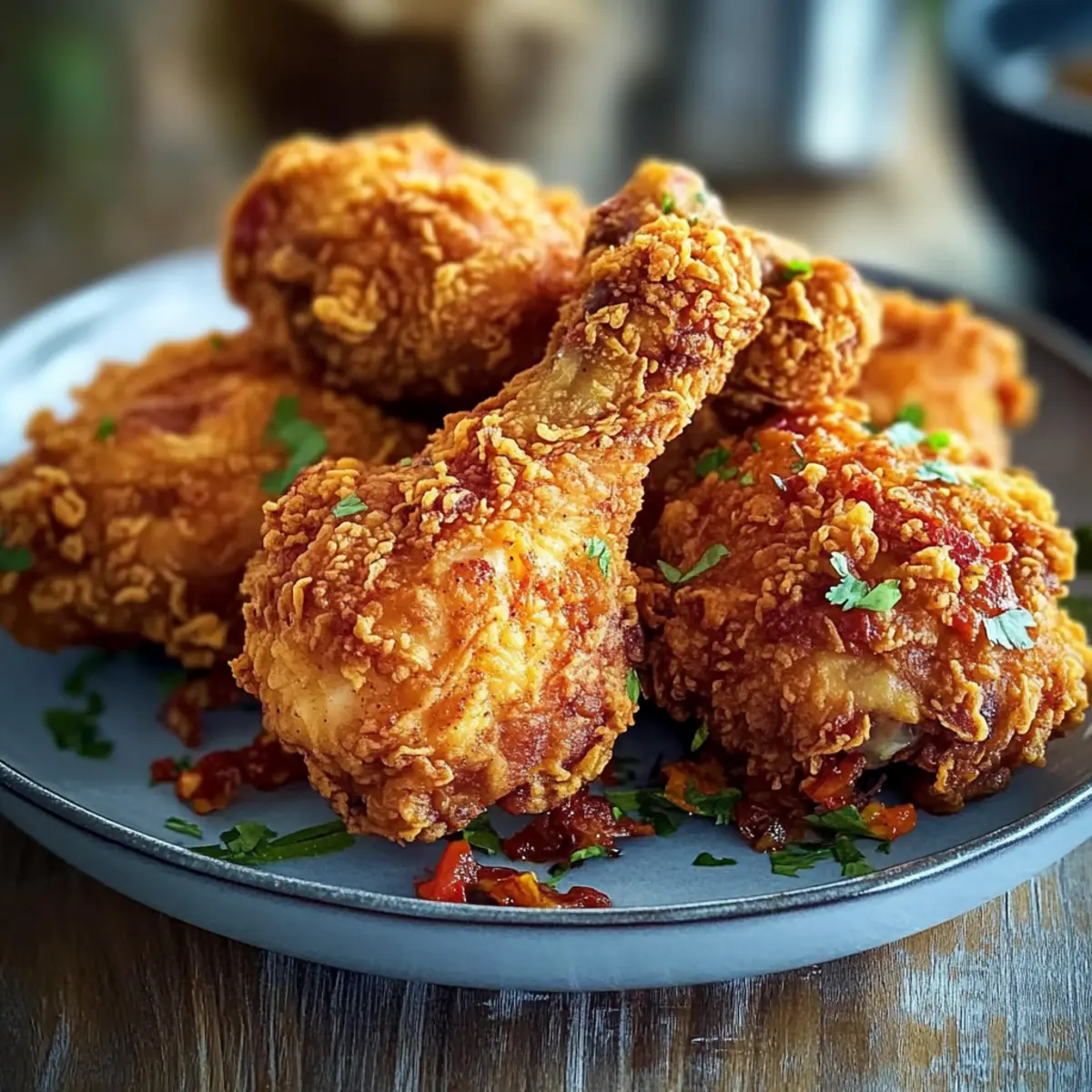 Crispy Spicy Buttermilk Fried Chicken Recipe