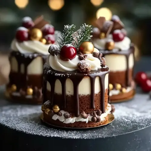 Chocolate Ganache & Festive Toppings