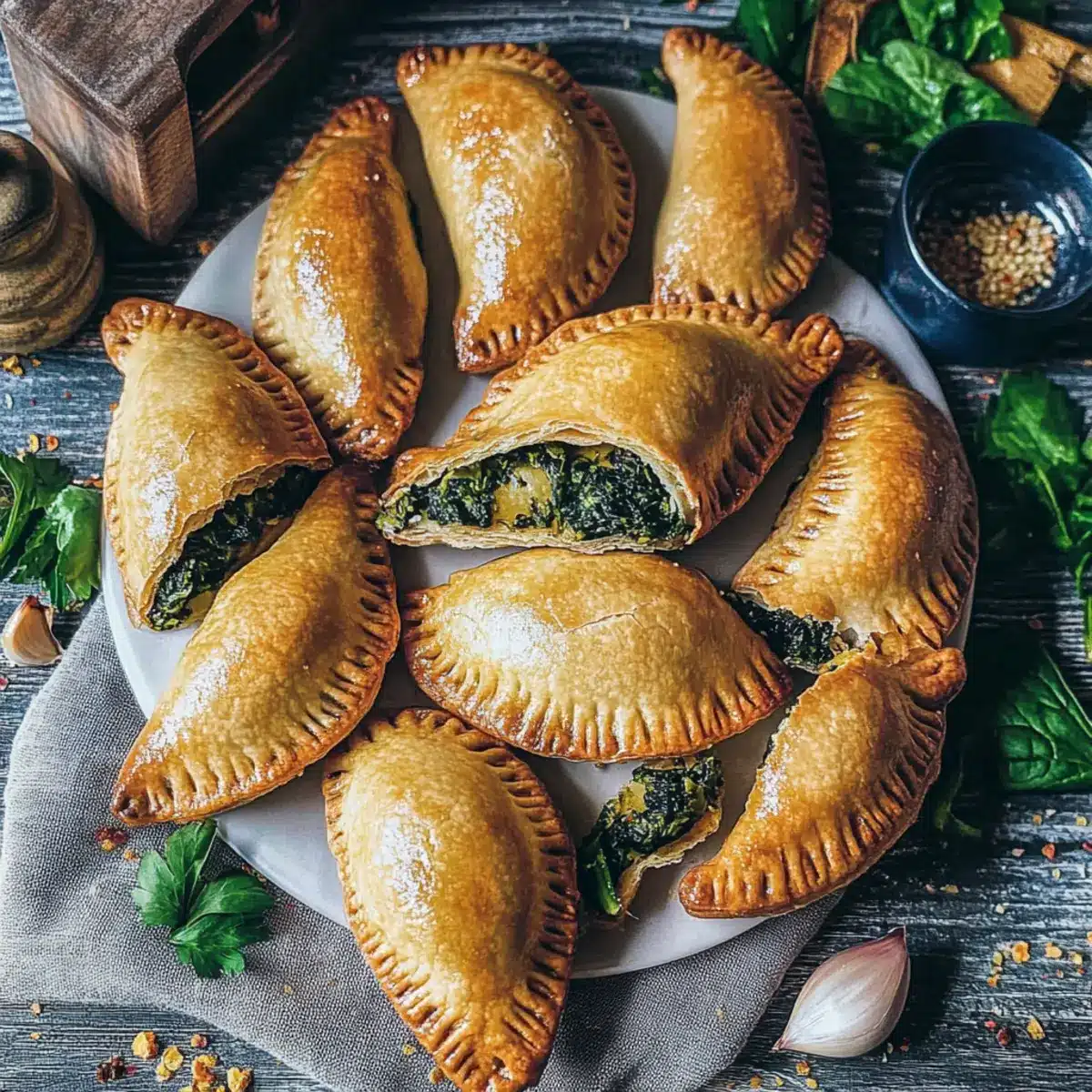 Vegan Empanadas with Spinach