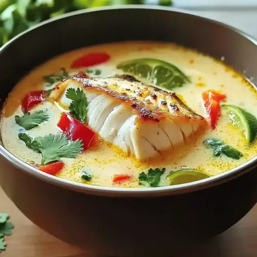 Coconut Lime Fish Soup
