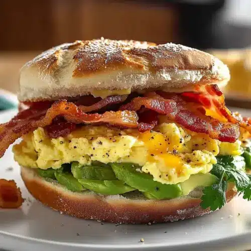 Breakfast Sandwich with Avocado