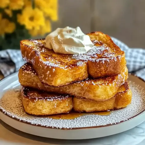 Holiday Eggnog French Toast