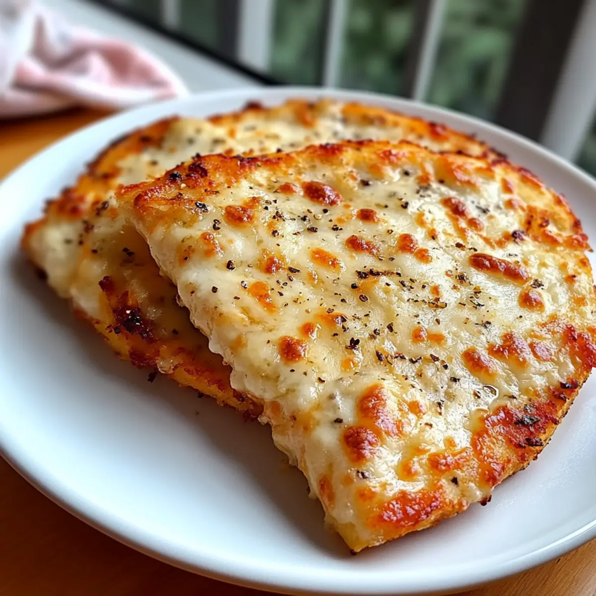 Cheesy Tortilla Garlic Bread