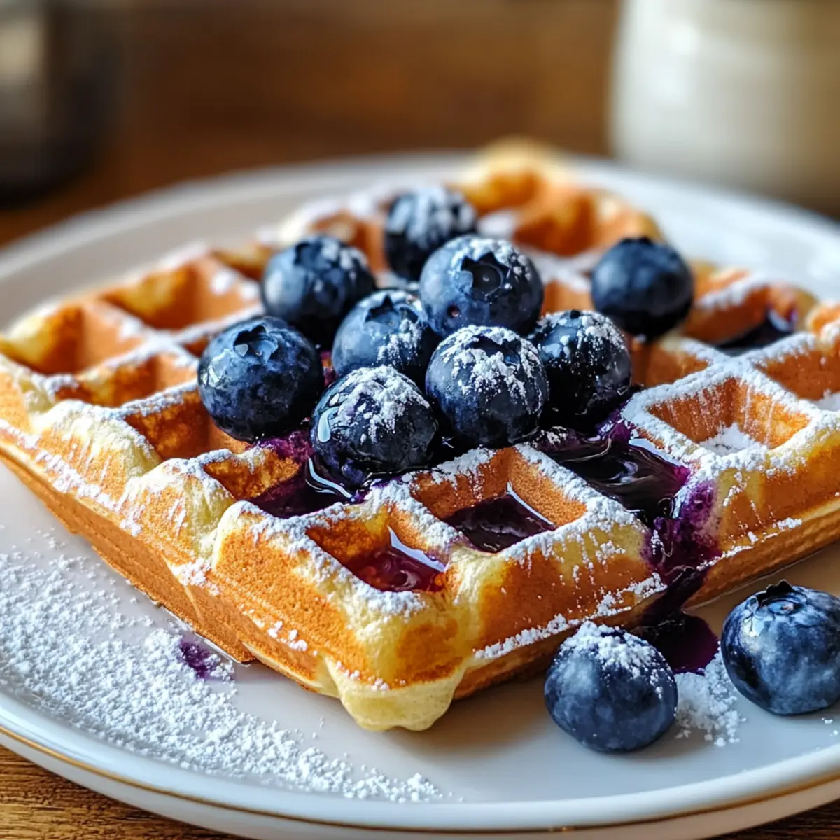 Blueberry Waffles