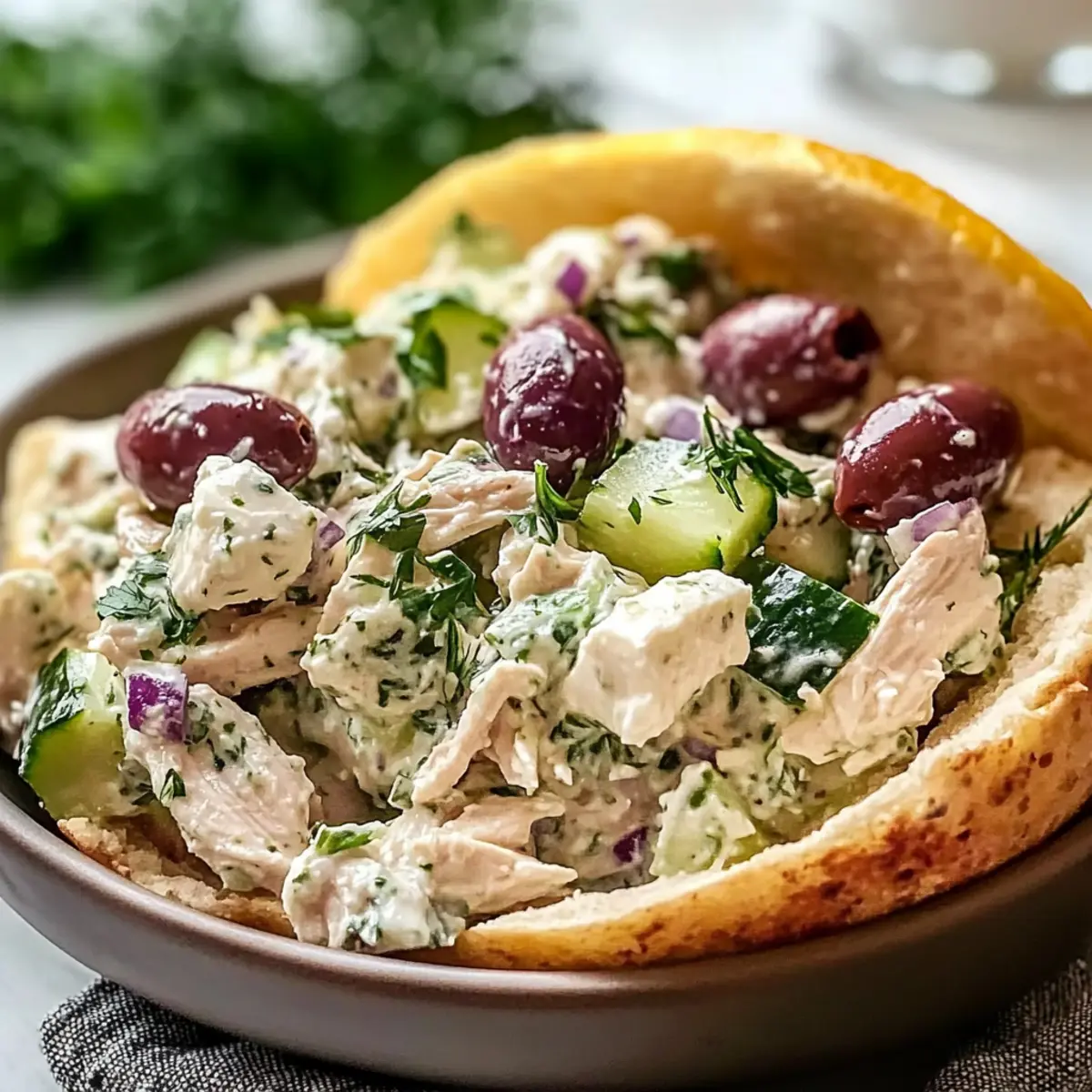 Tzatziki Chicken Salad