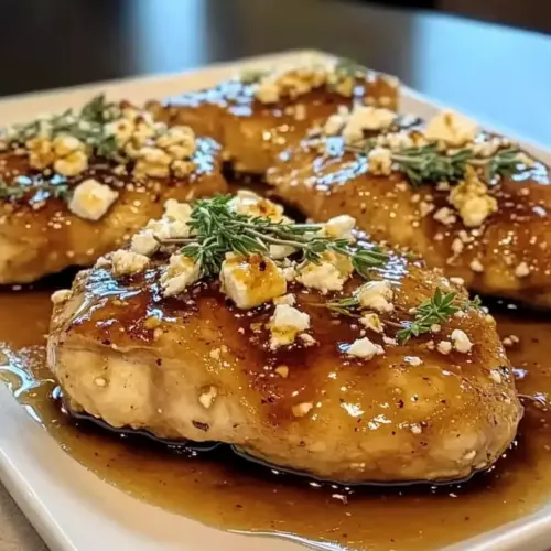 Hot Honey Infused Feta Chicken