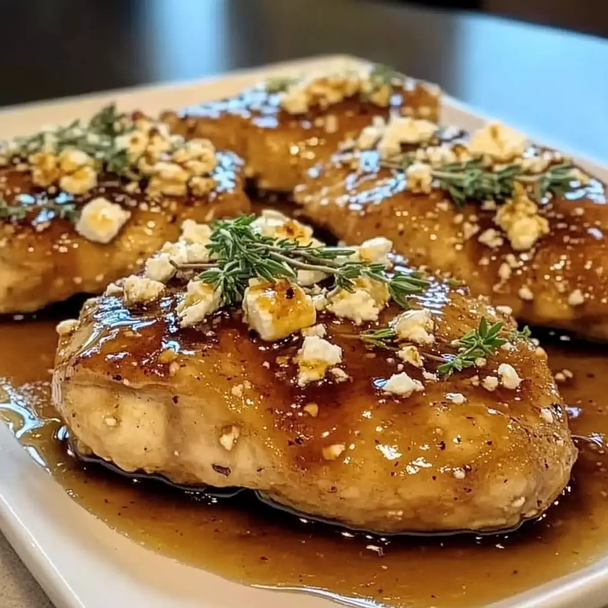 Hot Honey Infused Feta Chicken