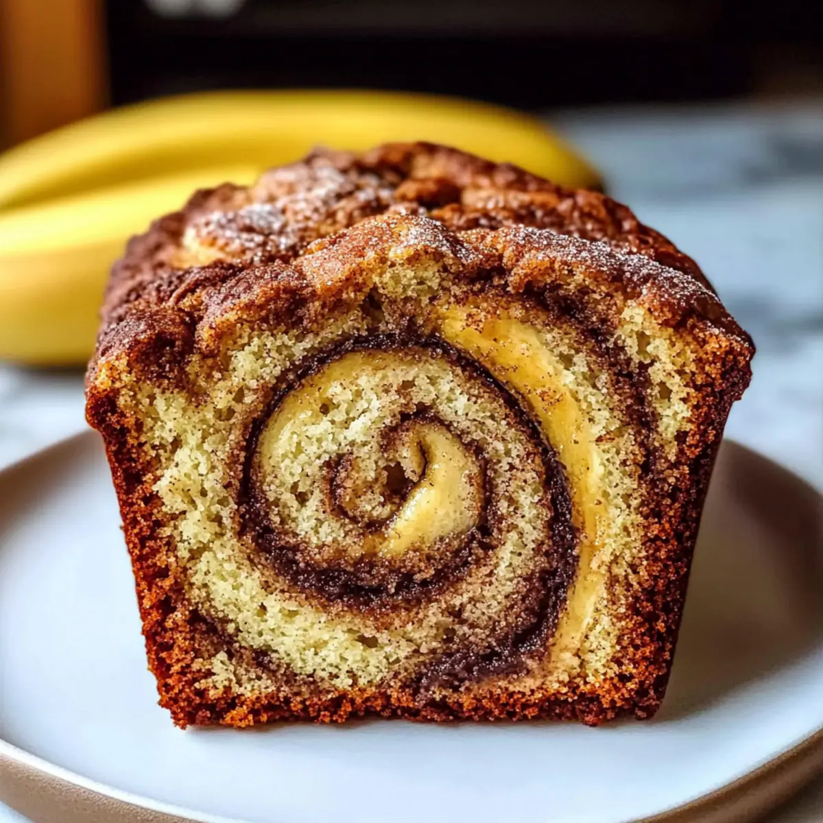 Cinnamon Swirl Banana Bread
