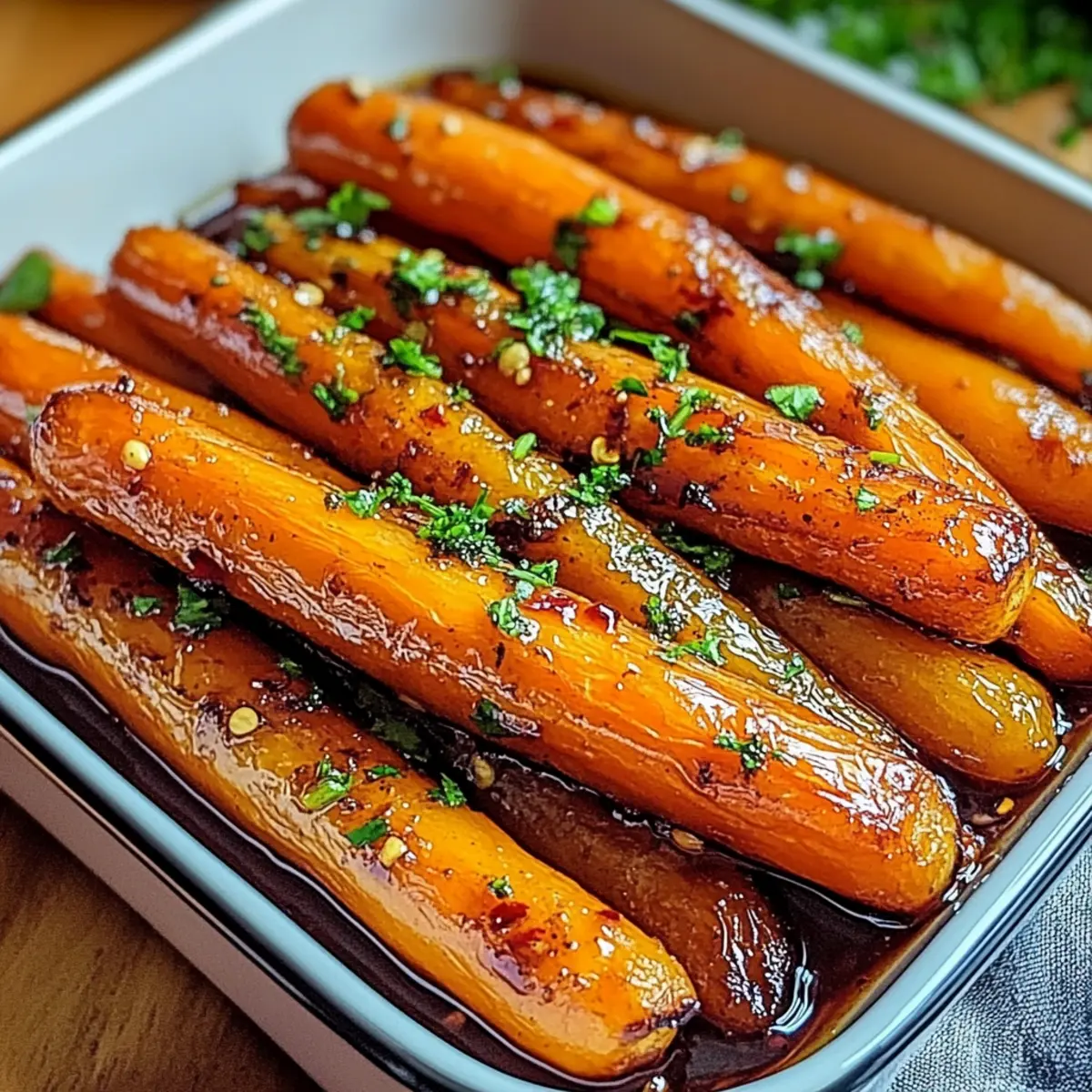 Maple Dijon Roasted Carrots