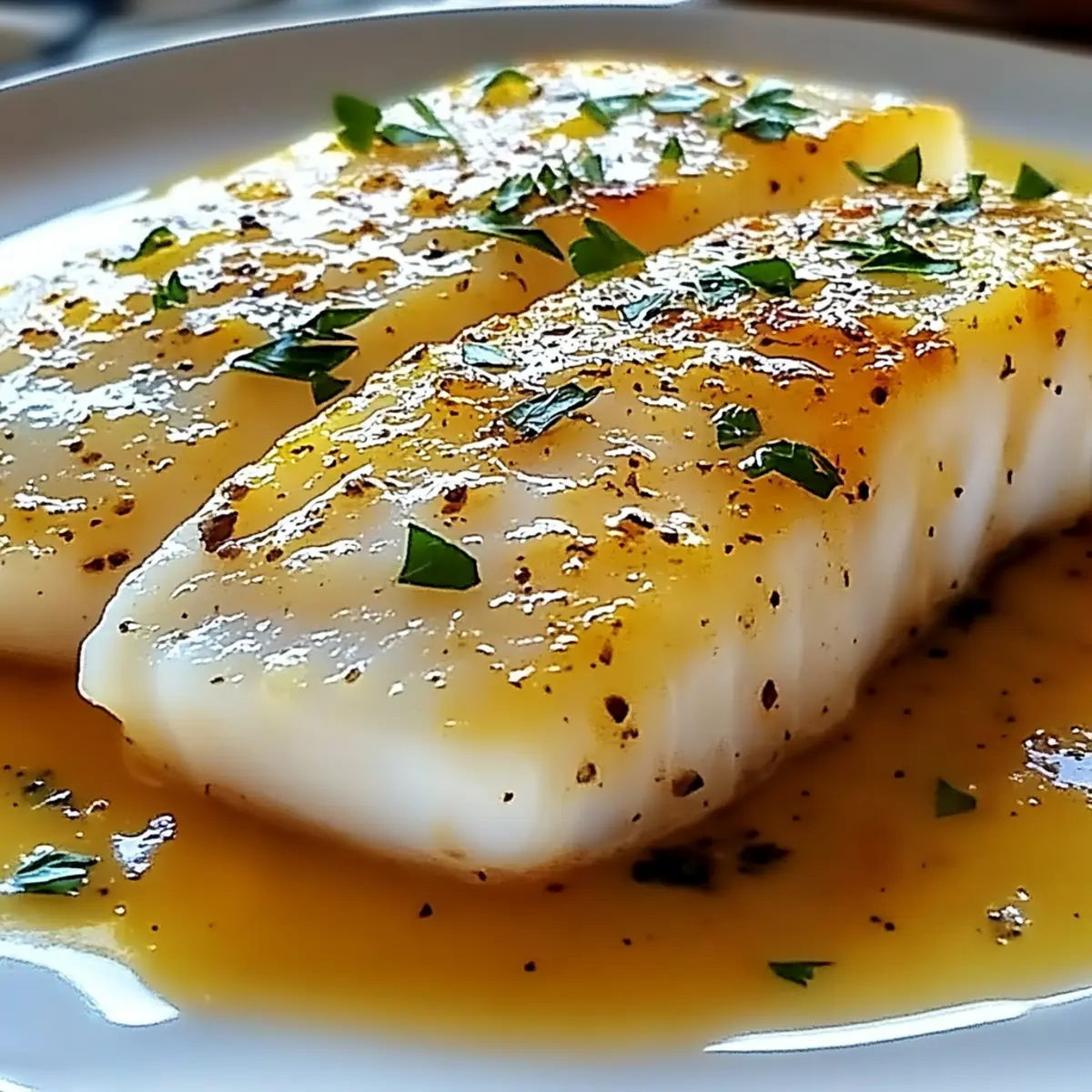 Garlic Butter Baked Cod