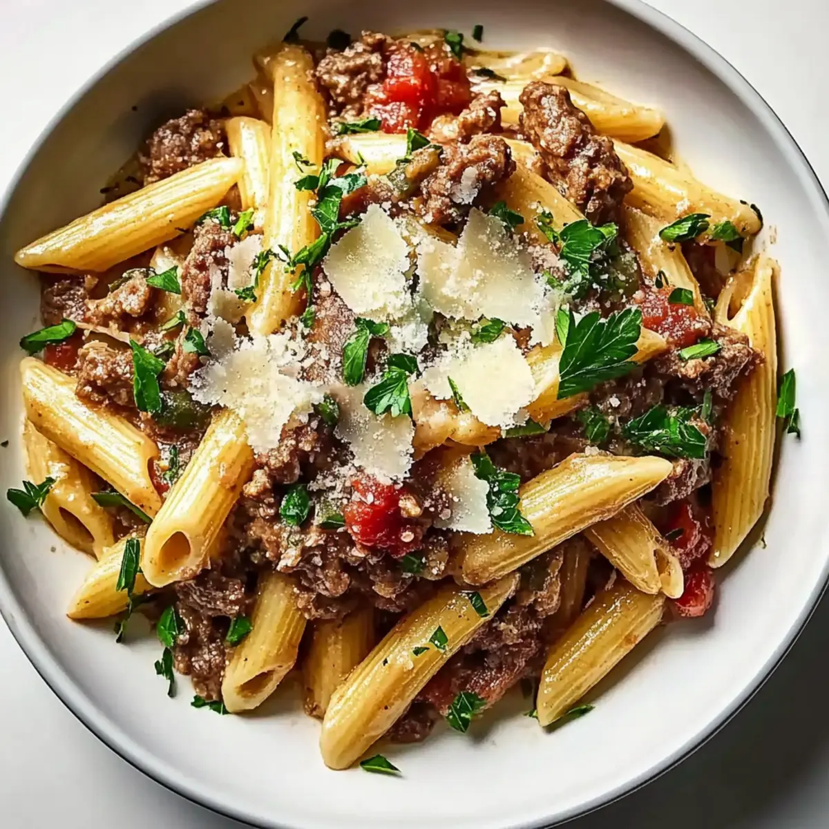 Garlic Beef Pasta