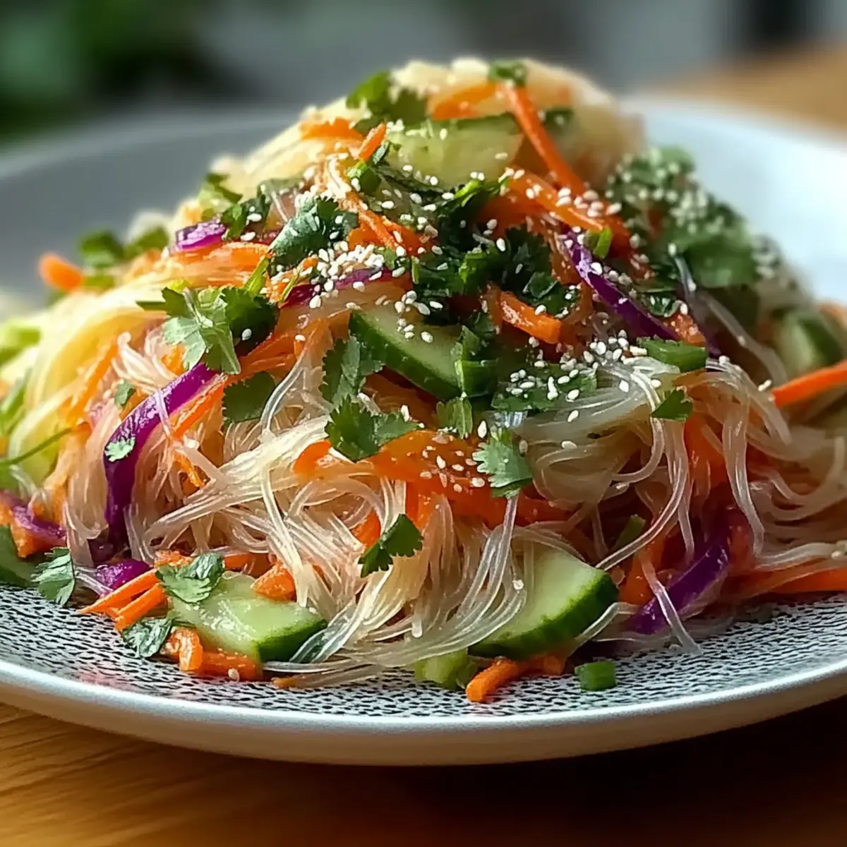 Noodle Salad with Ginger-Lime Dressing