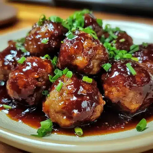 Slow Cooker Bourbon Apple Butter Meatballs