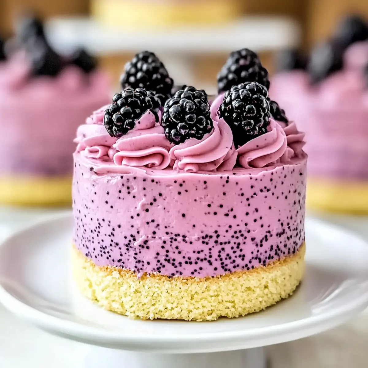 Keto Lemon Poppy Seed Cake