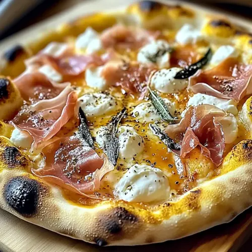 White Pizza with Prosciutto