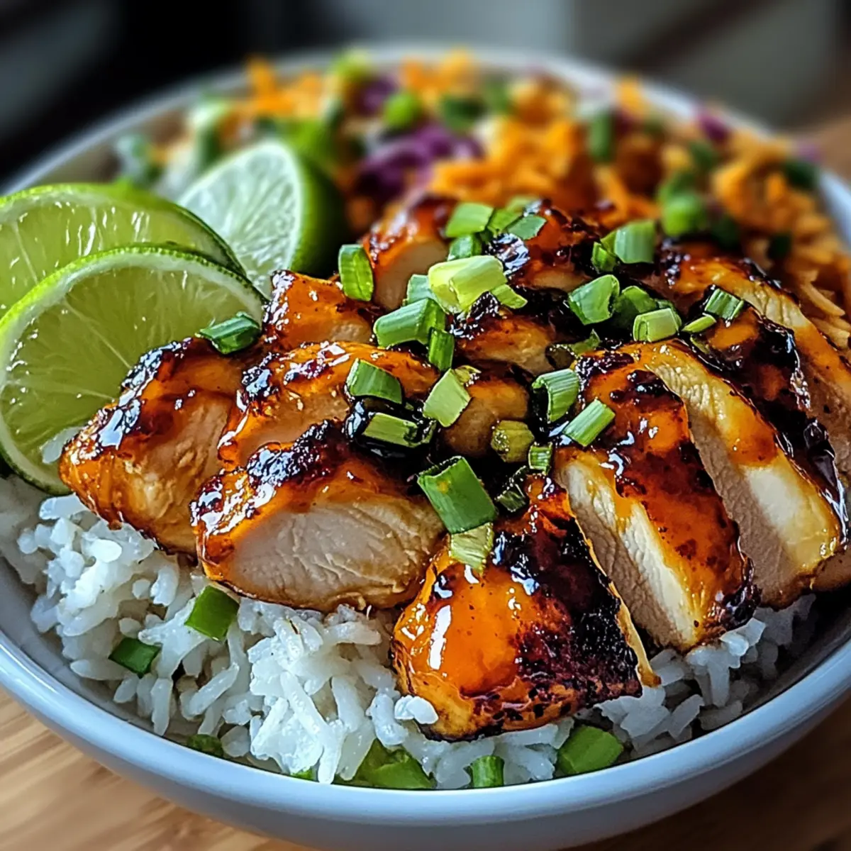 Spicy Maple Chicken & Coconut Rice