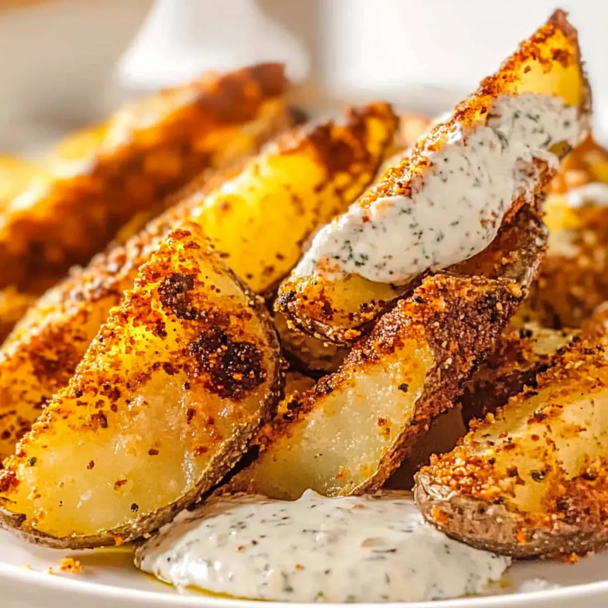 Seasoned Baked Potato Wedges