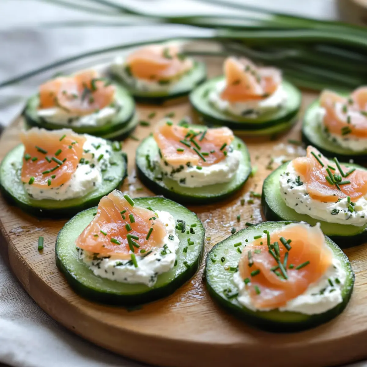 Cucumber Smoked Salmon