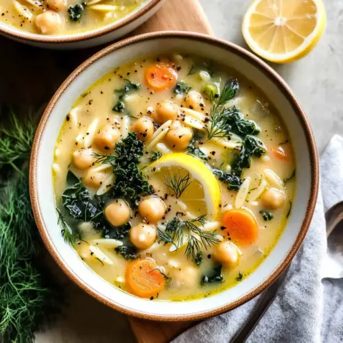 Lemony Greek Chickpea Soup