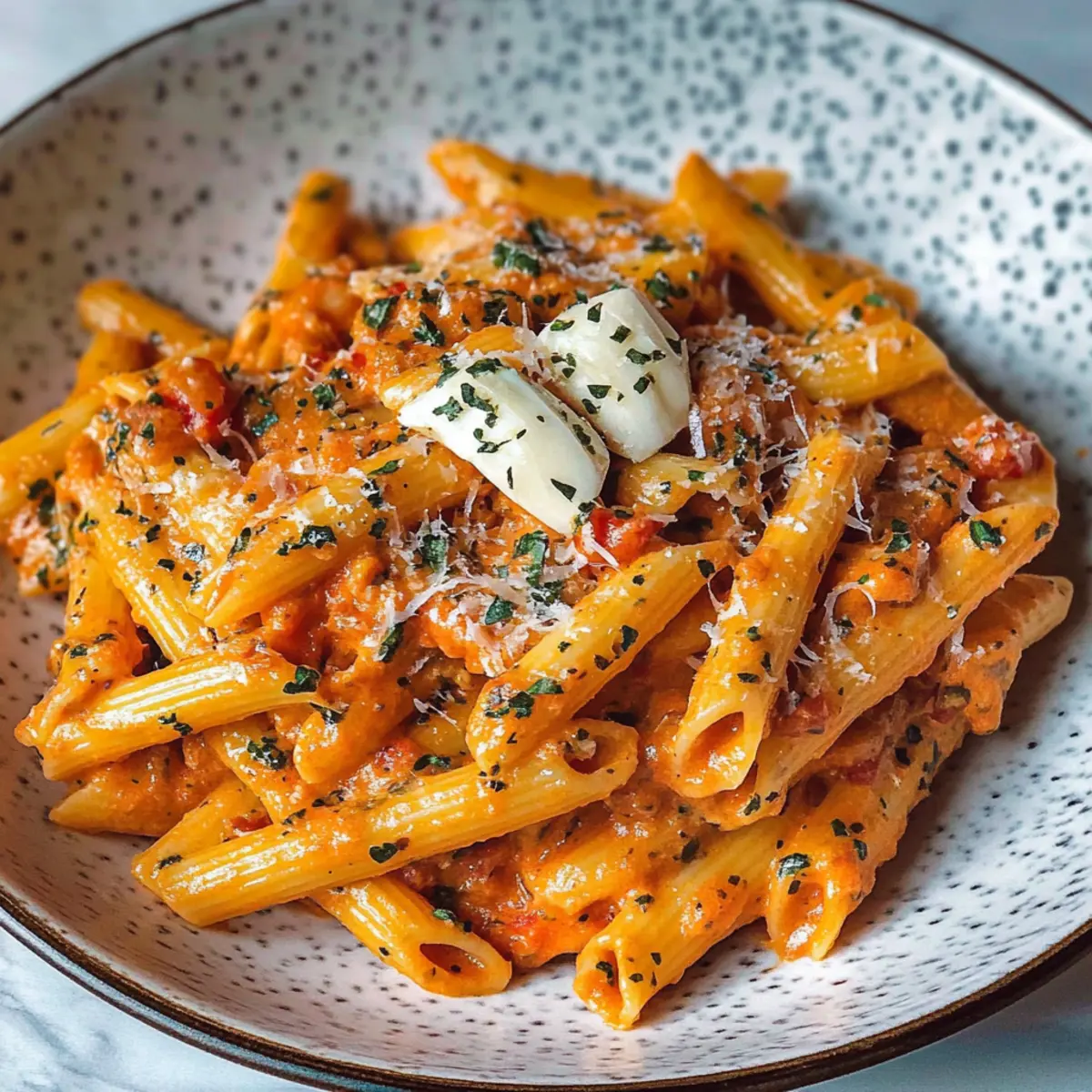 Creamy Tomato Garlic Pasta