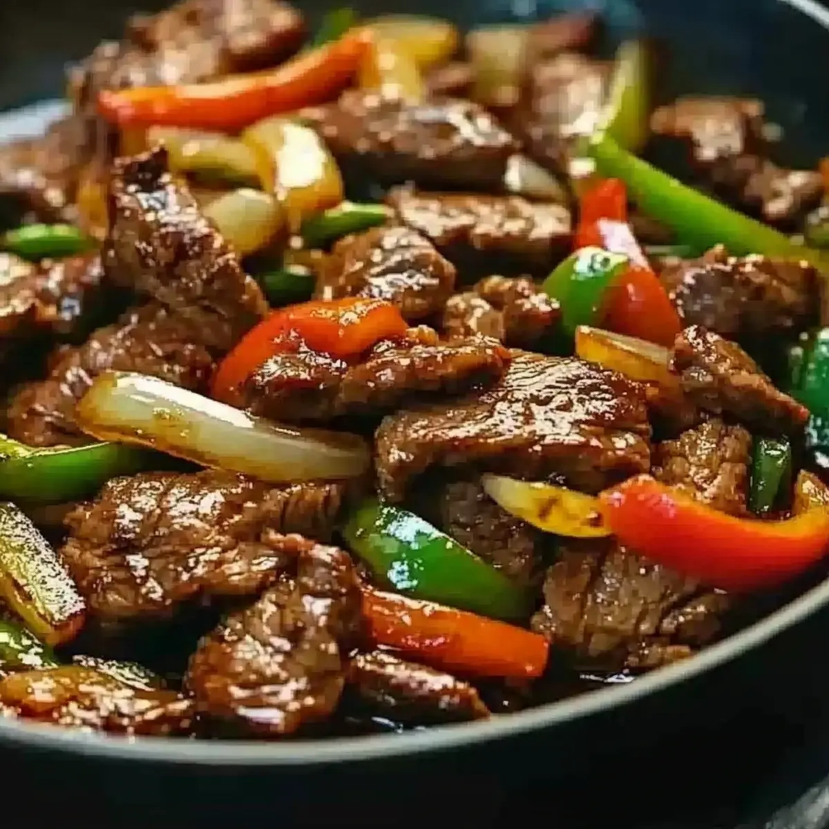 Sizzling Chinese Pepper Steak