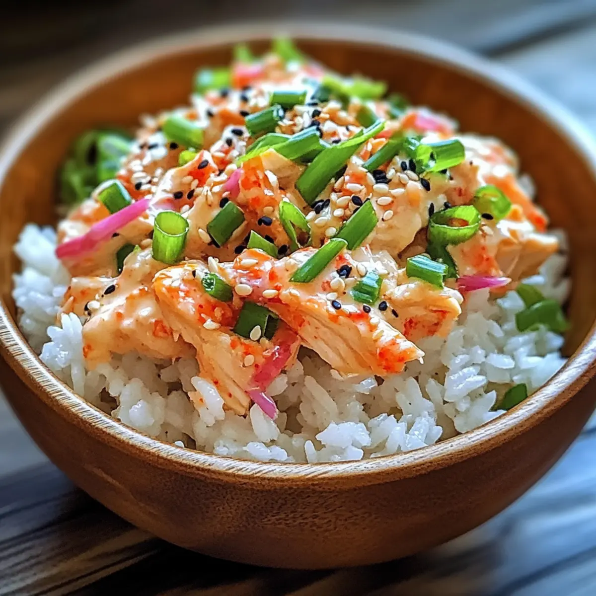 Spicy Crab Sushi Bowls