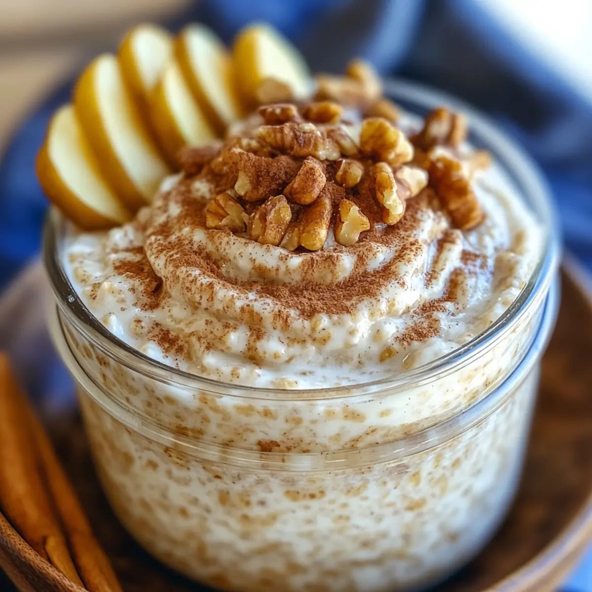 Cinnamon Roll Overnight Oats