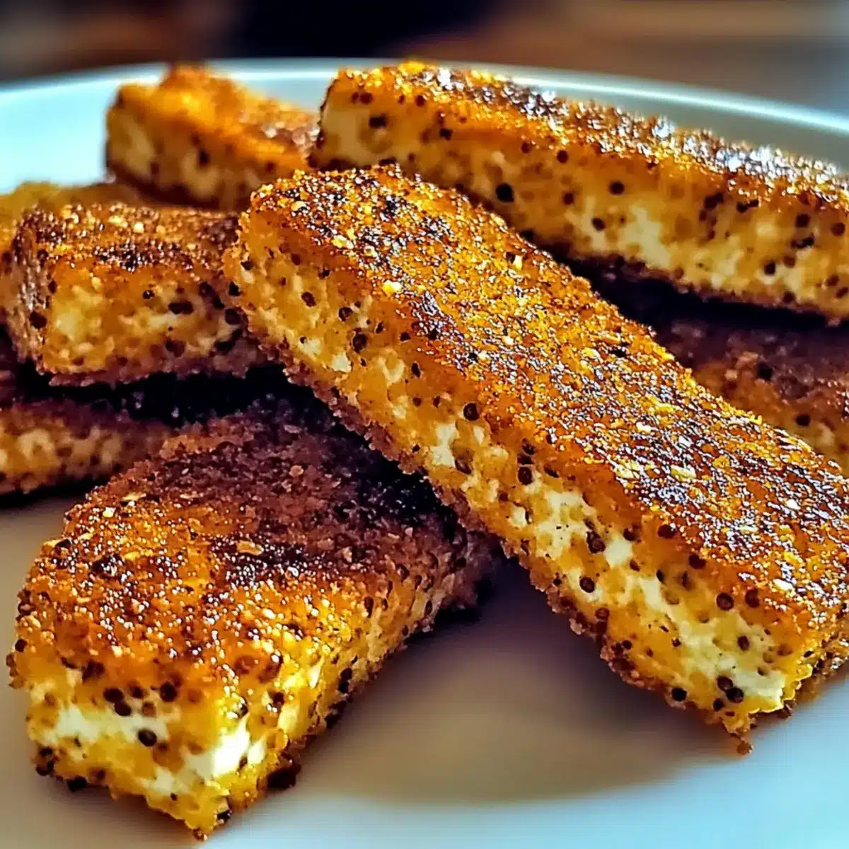 Crispy Baked Honey Mustard Tofu Tenders