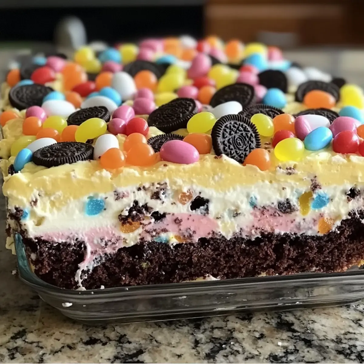 Easter Dirt Cake Casserole: