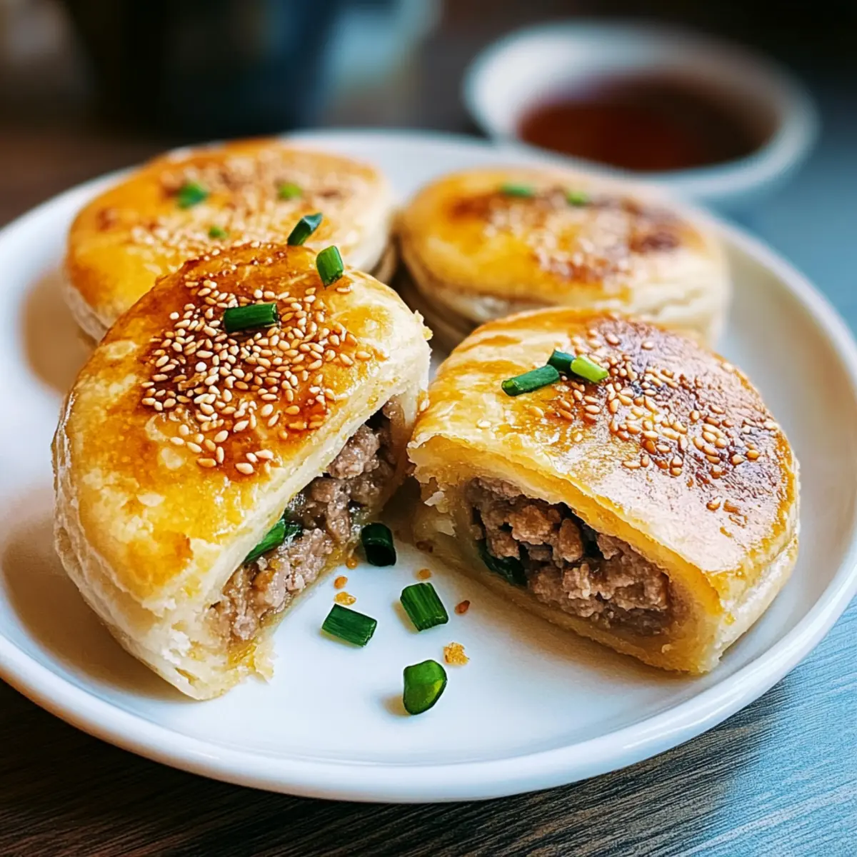 Chinese Crispy Meat Beef Pies