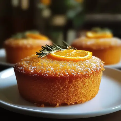 Orange Ginger Honey Cakes