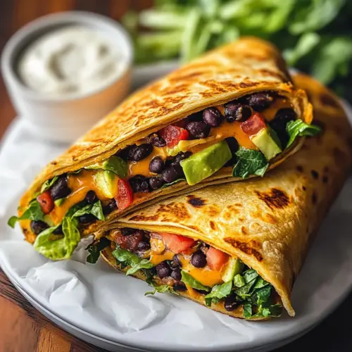 Black Bean Crunch Wrap