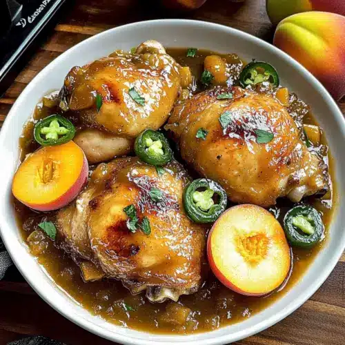 Jalapeno Peach Chicken