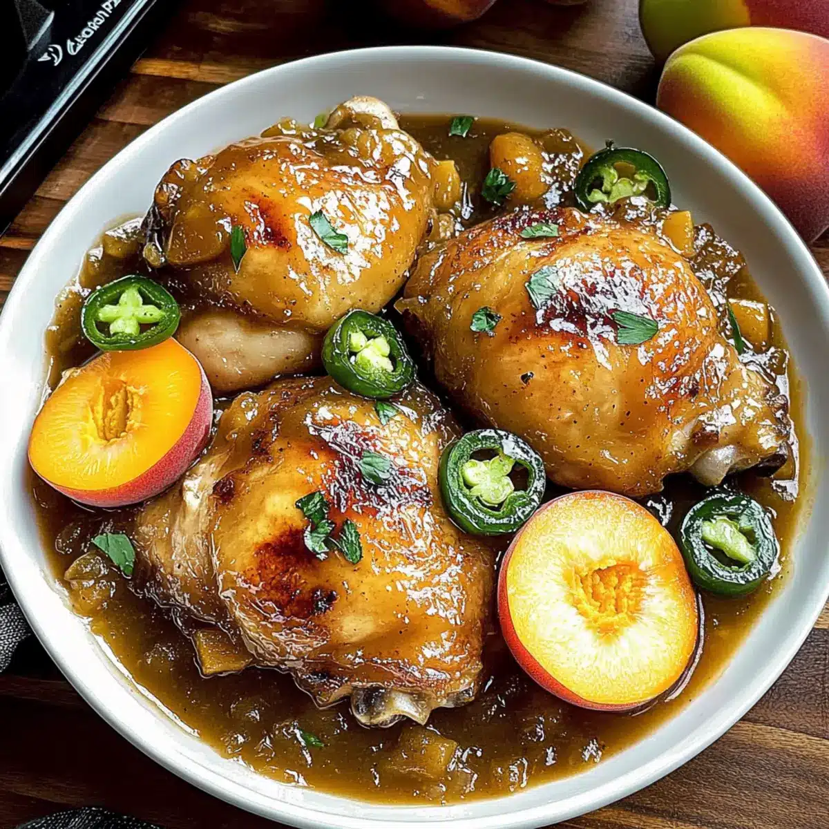 Jalapeno Peach Chicken